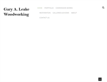 Tablet Screenshot of garyaleakewoodworking.com
